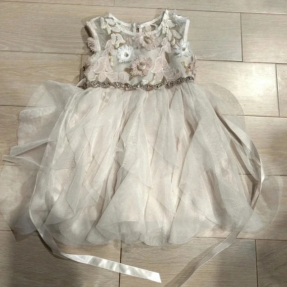 Rare editions embroidered floral fancy‎ dress - Picture 1 of 5